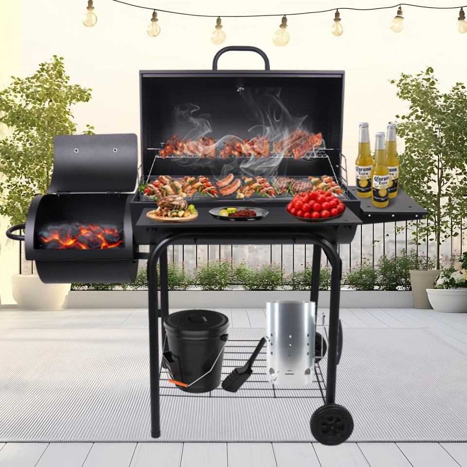 Heavy duty Large Offset Smoker Grill