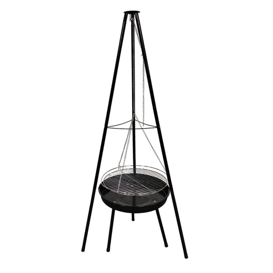 Multiple Tripod Hanging Fire Pit BBQ Grill