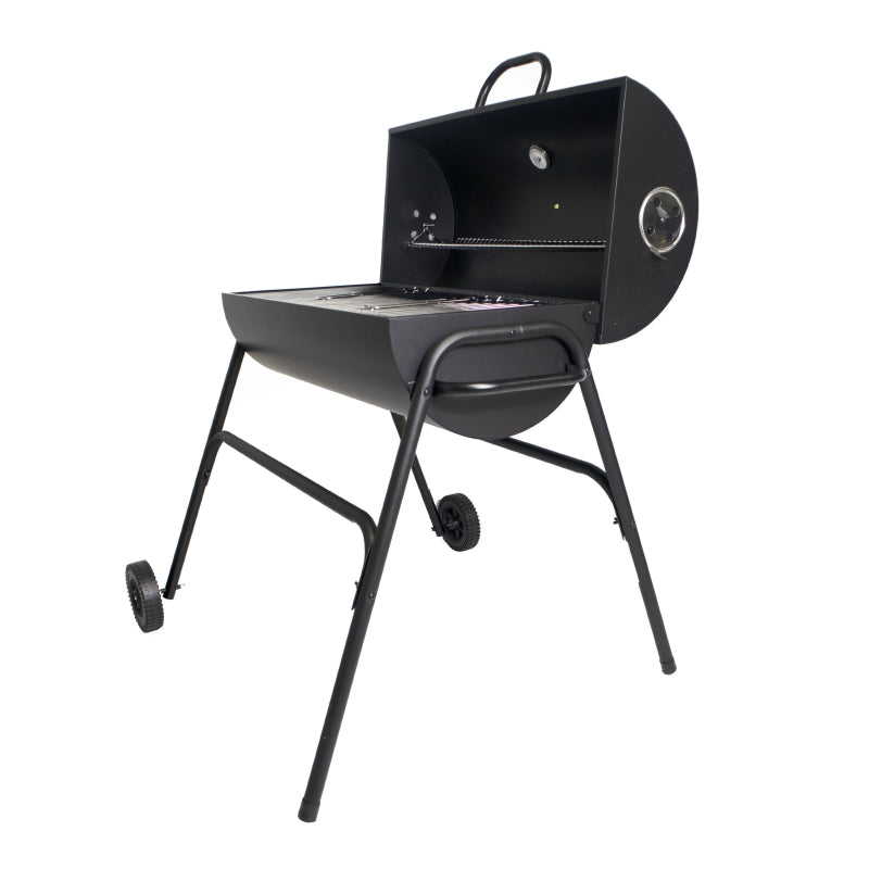 Large Oil Drum Barrel Barbecue BBQ Grill
