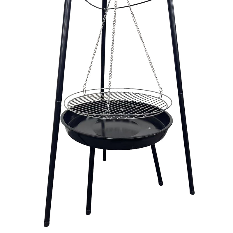Multiple Tripod Hanging Fire Pit BBQ Grill