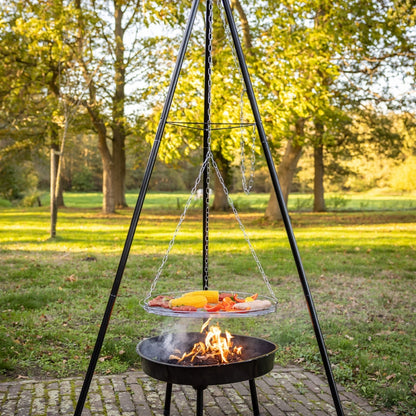 SCB-13 Multiple Tripod Hanging Fire Pit BBQ Grill
