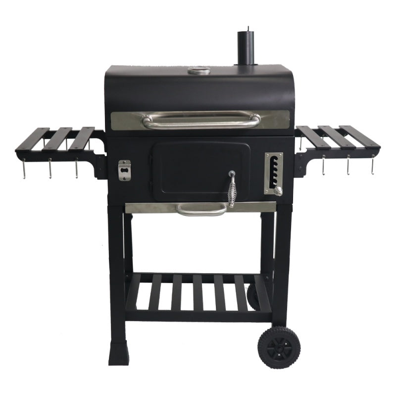 SCB-28 Trolley Smoker Charcoal Barbecue Grill