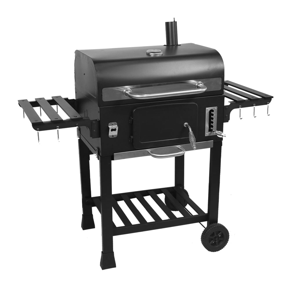 SCB-28 Trolley Smoker Charcoal Barbecue Grill