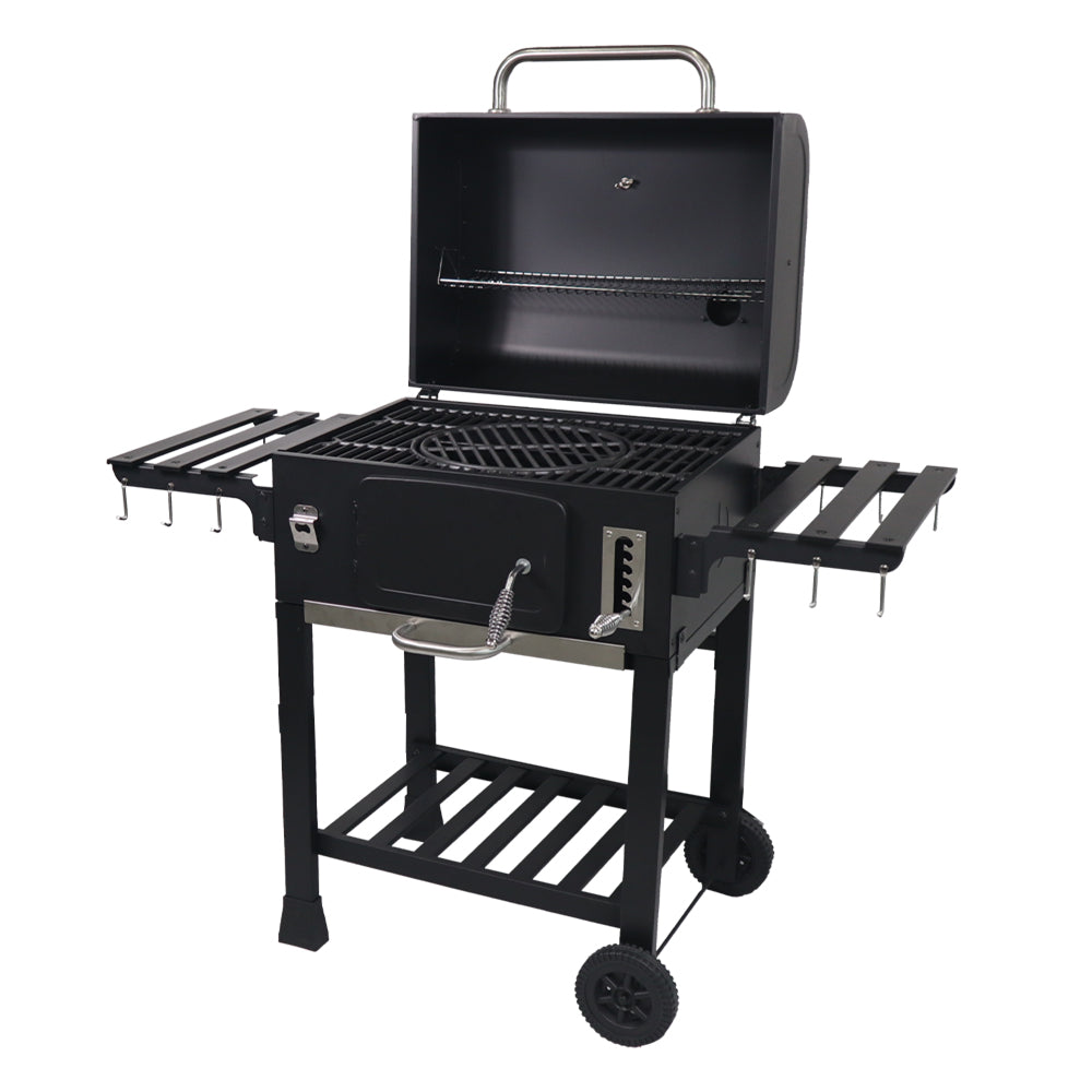 SCB-28 Trolley Smoker Charcoal Barbecue Grill
