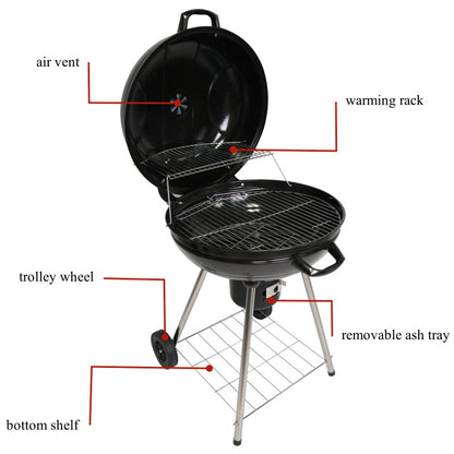 SCB-01-02 23 inch Kettle Charcoal Grill
