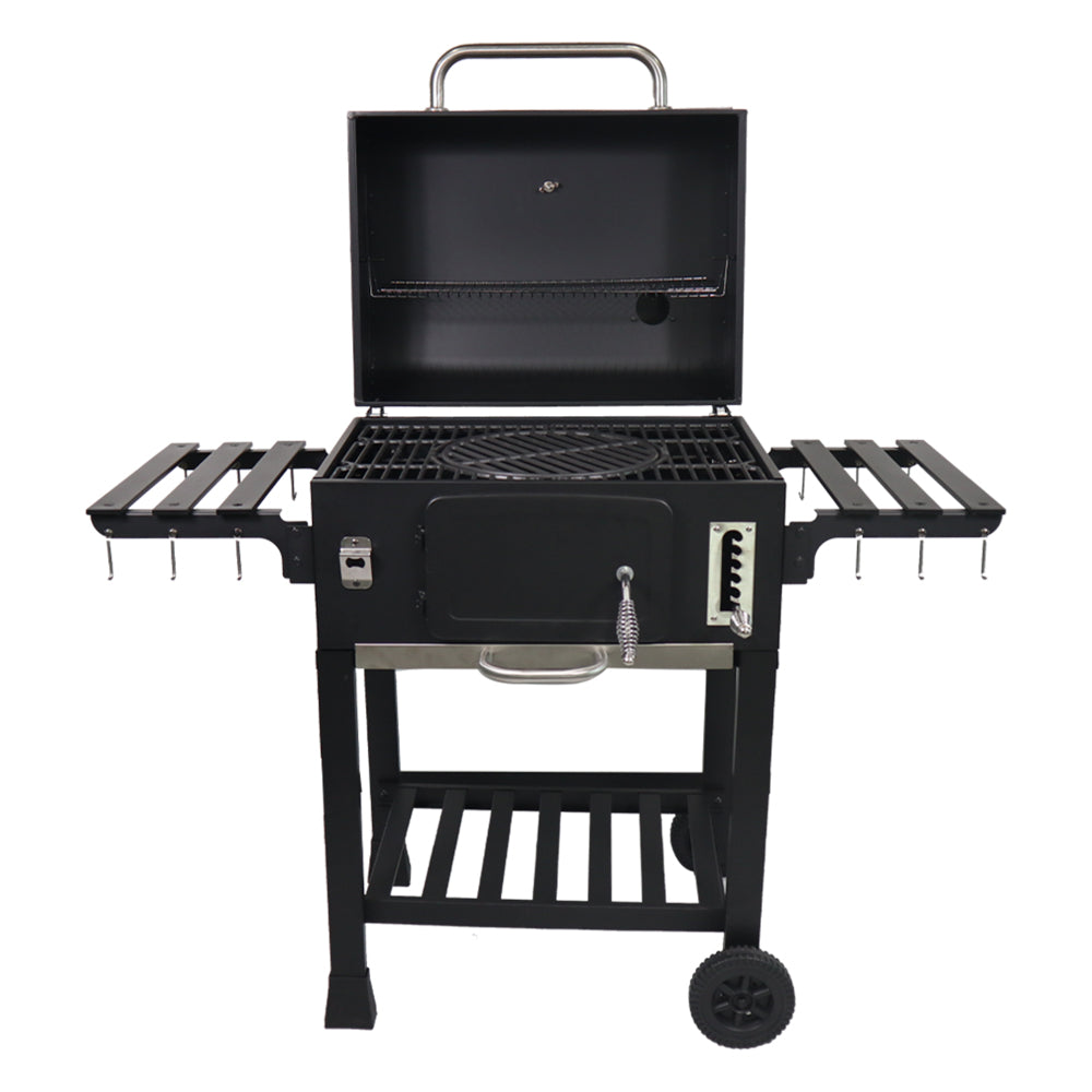SCB-28 Trolley Smoker Charcoal Barbecue Grill