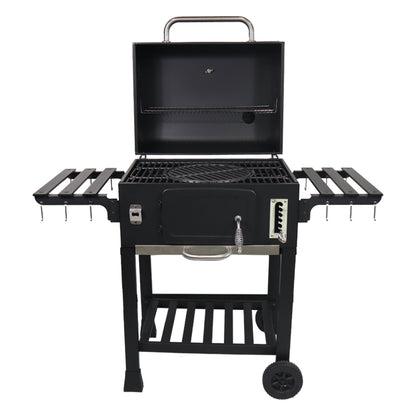 SCB-28 Trolley Smoker Charcoal Barbecue Grill