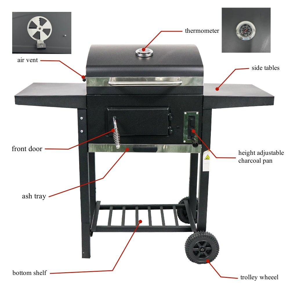 Trolley Charcoal Grill