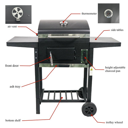 SCB-02-01 Trolley Charcoal Grill